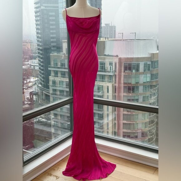 🆕 RAT & BOA 🧿 NWOT Cerise Maxi Dress, Pink, Sz L - US 8 - Picture 4 of 15
